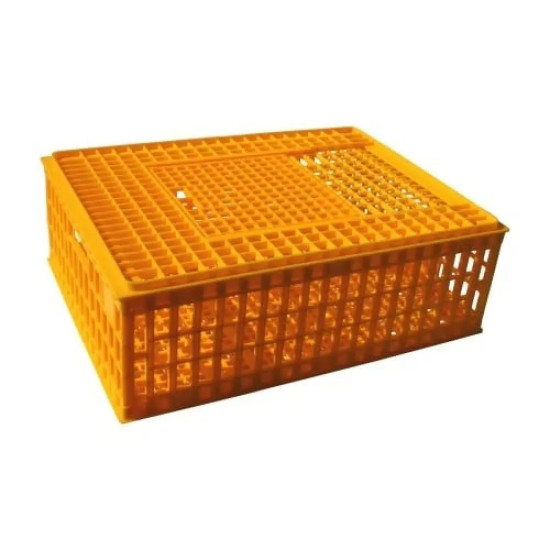 Транспортна кутия (клетка) за птици и малки животни жълта