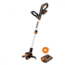 Тример акумулаторен Worx WG163E.2 Li-ion 20V2.0Ah, 2.4кг