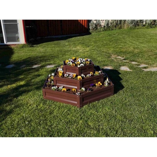 Цветарник Primaterra Hexagonal 3 Шоколад