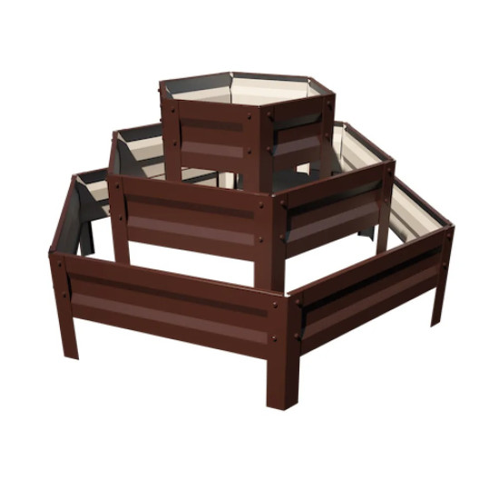 Цветарник Primaterra Hexagonal 3 Шоколад