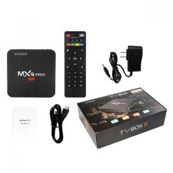 Тв бокс MXQ PRO с 1GB RAM, 8GВ ROM, WiFi, 4K + телевизии и филми
