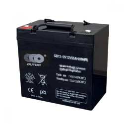 Тягов акумулатор 12V 55Ah