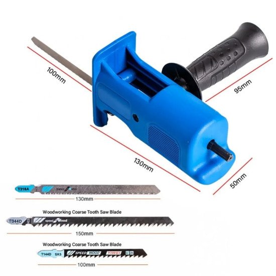 УНИВЕРСАЛНА ПРЕОБРАЗУВАЩА ГЛАВА ЗА ВИНТОВЕРТ И БОРМАШИНА КЪМ ЕЛЕКТРИЧЕСКИ ТРИОН