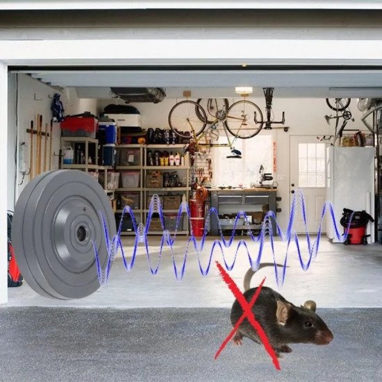 2 Броя ултразвуков уред против мишки, плъхове и хлебарки Pest Repeller