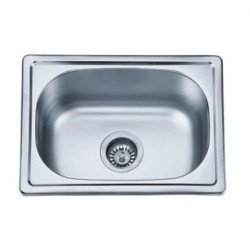 Умивалник за кухня Алпакa 480x350x190мм D4835P