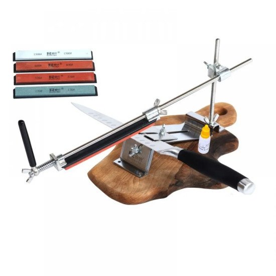 Уред за заточване на Ножове, Рендета, Длета под фиксиран ъгъл, абразиви 120, 320, 600, 1500 ТОЧИЛО