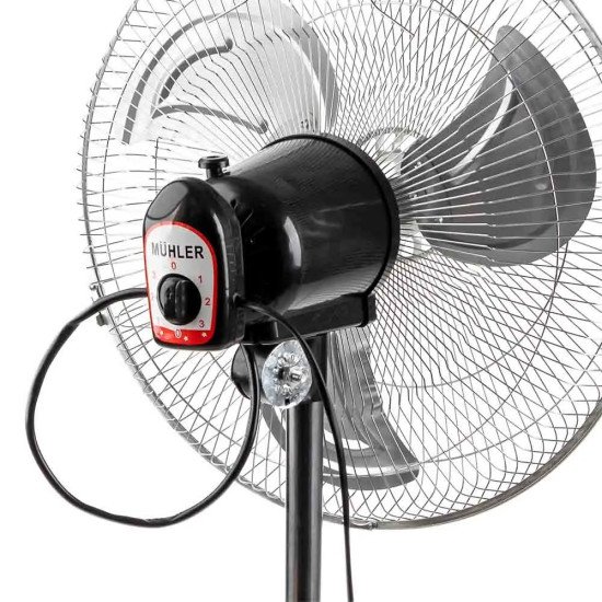 Вентилатор на стойка 16Muhler FM-6136D 3in1, 50W, индустриален, на стойка, стена, под