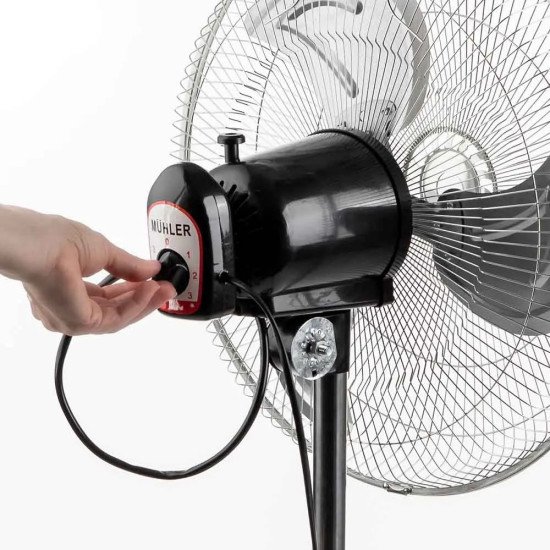 Вентилатор на стойка 16Muhler FM-6136D 3in1, 50W, индустриален, на стойка, стена, под