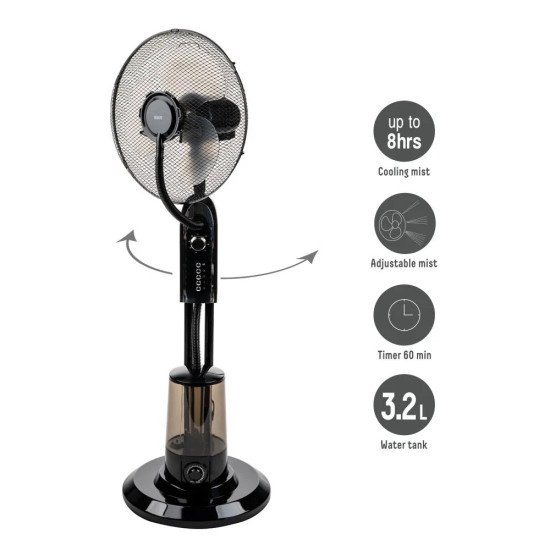 Вентилатор с водна мъгла 16 Muhler MF-1677, 75W