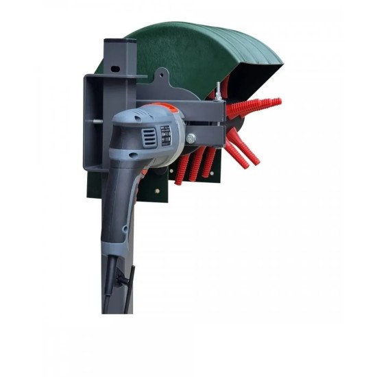 Вертикална машина за скубане на птици (червена)