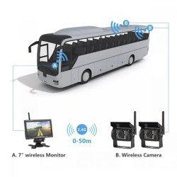 Видеорегистратор за бусове и камиони 7-инчов монитор