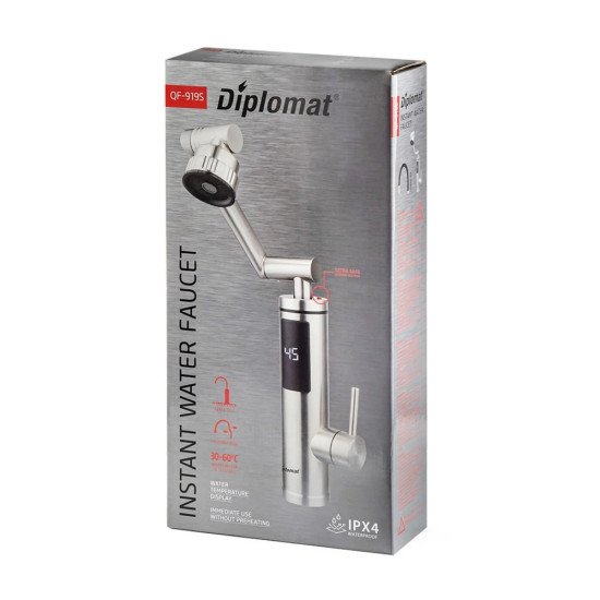 Водонагревател DIPLOMAT QF-919S, LED