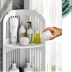 Водоустойчив ъглов шкаф за баня, кухня или хол