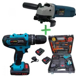 WERSTIL КОМПЛЕКТ ЪГЛОШЛАЙФ WERSTIL И ВИНТОВЕРТ 24V