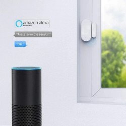 Wi Fi smart магнитен сензор за прозорци и врати - Smart Life Alexa и Google Home