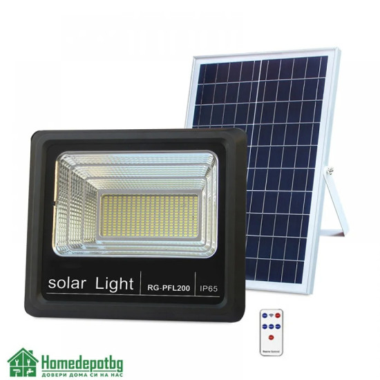 Соларна лампа с панел 100W