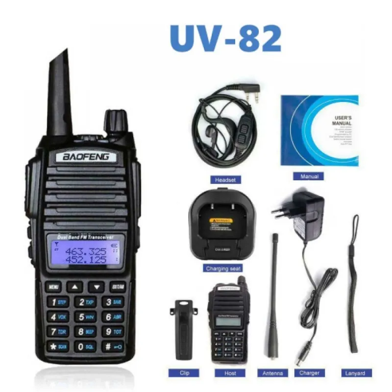 2 БРОЯ РАДИОСТАНЦИЯ BAOFENG UV82 – Къмпинг | TopZone.bg