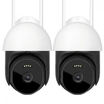 2 Броя смарт охранителна камера 4G 360° IP PTZ