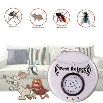 2 Броя ултразвуково устройство Pest Reject PRO против насекоми,мишки и всякакви вредители