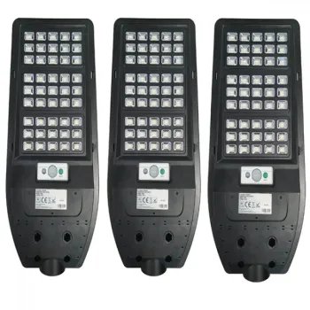 3 БРОЯ УЛИЧЕН ОСВЕТИТЕЛ LED СОЛАРЕН СЪС СЕНЗОР