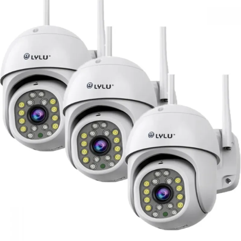 3 Броя Безжична Камера wifi 5mpx LYLU icsee – Видеонаблюдение | TopZone.bg