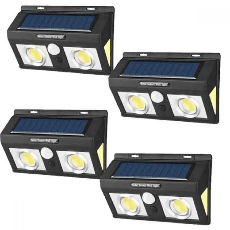 4 БРОЯ LED соларен прожектор със сензор Air Light – Осветление | TopZone.bg