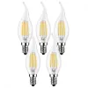 5 БРОЯ ДИМИРУЕМА LED FILAMENT ЛАМПА FLAME 5W E14 2700K – Интериорно осветление | TopZone.bg