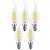 5 БРОЯ ДИМИРУЕМА LED FILAMENT ЛАМПА FLAME 5W E14 2700K