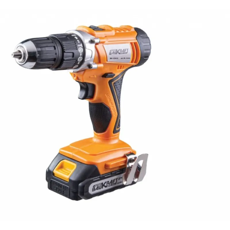 Baukraft Бормашина акум. ударна 2-ск. 10mm 40Nm 18V 2Ah BK-CDI35 – Инструменти | TopZone.bg