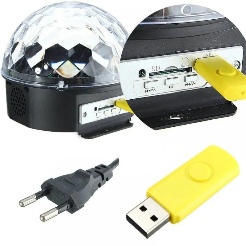 Bluetooth МУЗИКАЛНА ДИСКО ТОПКА – Осветление | TopZone.bg