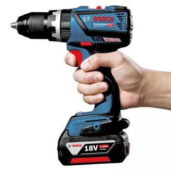 Bosch Бормашина винтоверт акумулаторна ударна с батерия и зарядно, 18 V, 5 Ah, 60 Nm, 1.5-13 мм, GSB 18V-60 C