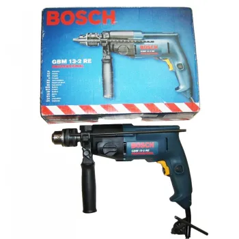 Bosch Бормашина електрическа безударна с плавно регулиране 750 W, 39.5 Nm, 0.8-13 мм, GBM 13-2 RE
