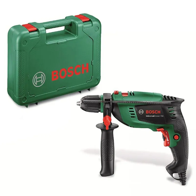Bosch Бормашина ударна с плавно регулиране 701 W, 1-13 мм, UniversalImpact 700 – Инструменти | TopZone.bg