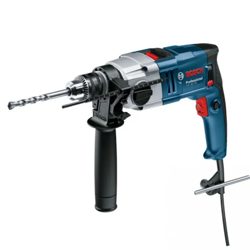 Bosch Бормашина ударна с плавно регулиране 800 W, 24 Nm, 1.5-13 мм, GSB 18-2 RE – Инструменти | TopZone.bg