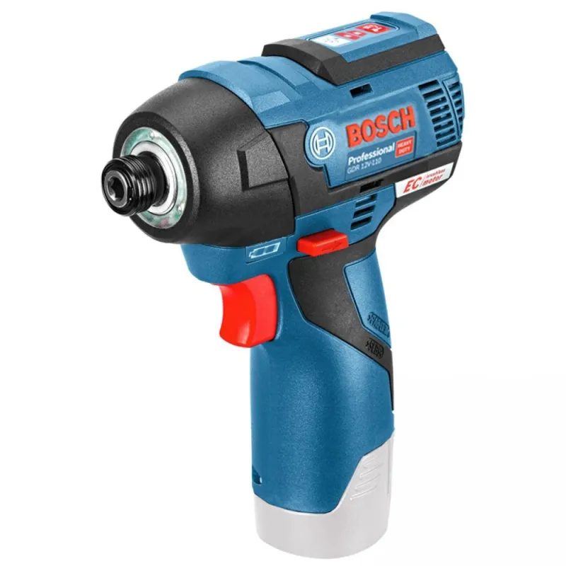 Bosch Гайковерт акумулаторен ударен без батерия и зарядно, 12 V, 110 Nm, 1/4, GDR 12V-110 – Инструменти | TopZone.bg
