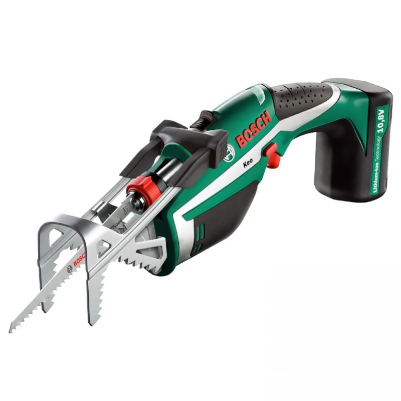 Bosch Трион саблен акумулаторен с плавно регулиране 10.8 V, 0-1600 хода/мин, 1.3 Ah, Keo – Инструменти | TopZone.bg