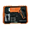 DAEWOO ОТВЕРТКА АКУМУЛАТОРНА LI-ION 3.7V, 33 БР. АКСЕСОАРИ, КУТИЯ – Инструменти | TopZone.bg