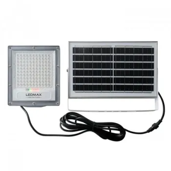 LED соларен прожектор, 200W с панел 20W и дистанционно управление