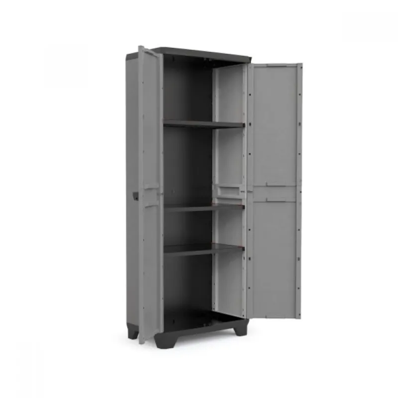 PVC гардероб Keter Stilo 68 x 39 x 173 см, Сив – Мебели | TopZone.bg