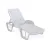 PVC шезлонг Ipae-progarden бял POL027BI, 71 x 192 x 100 см