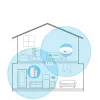 Wi Fi smart магнитен сензор за прозорци и врати - Smart Life Alexa и Google Home – Дом | TopZone.bg