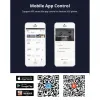 Wi Fi smart магнитен сензор за прозорци и врати - Smart Life Alexa и Google Home – Дом | TopZone.bg