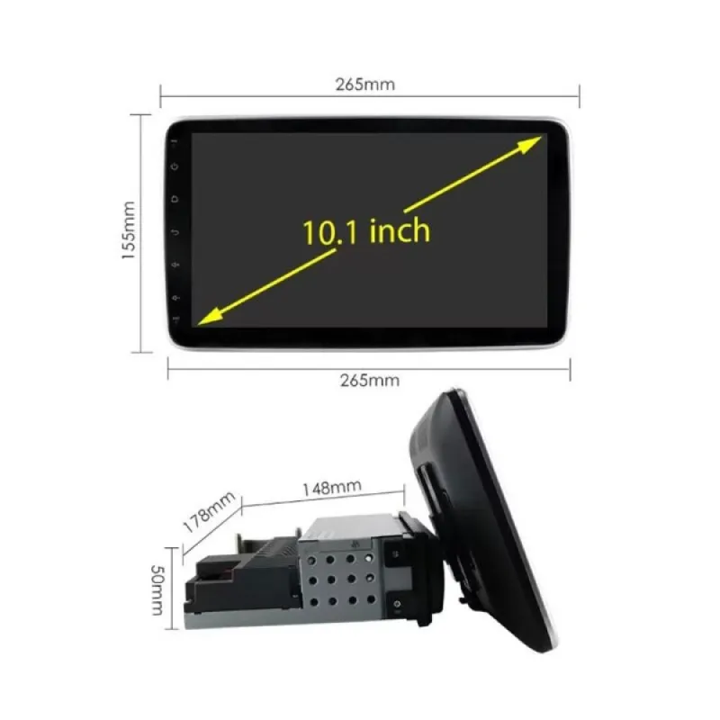 Автомобилна мултимедия с Android 11, single din, 10 INCH – Аудио плеъри и мултимедии за коли | TopZone.bg