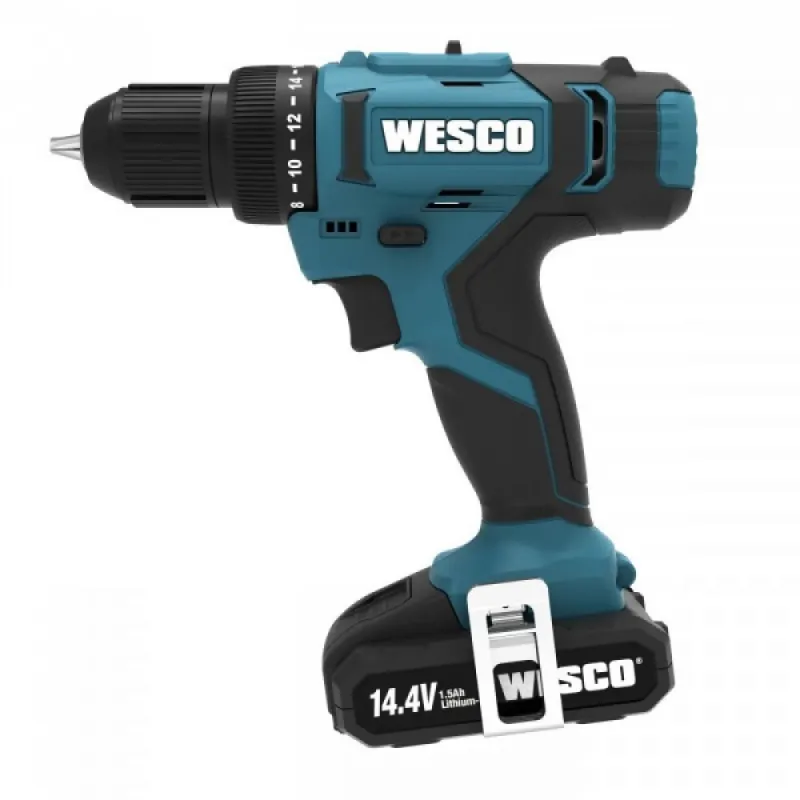 Акумулаторен винтоверт WESCO WS2723K2 ,14.4 V Li-Ion, 1.5 Ah, 25 Nm, с 1 батерия – Винтоверти | TopZone.bg