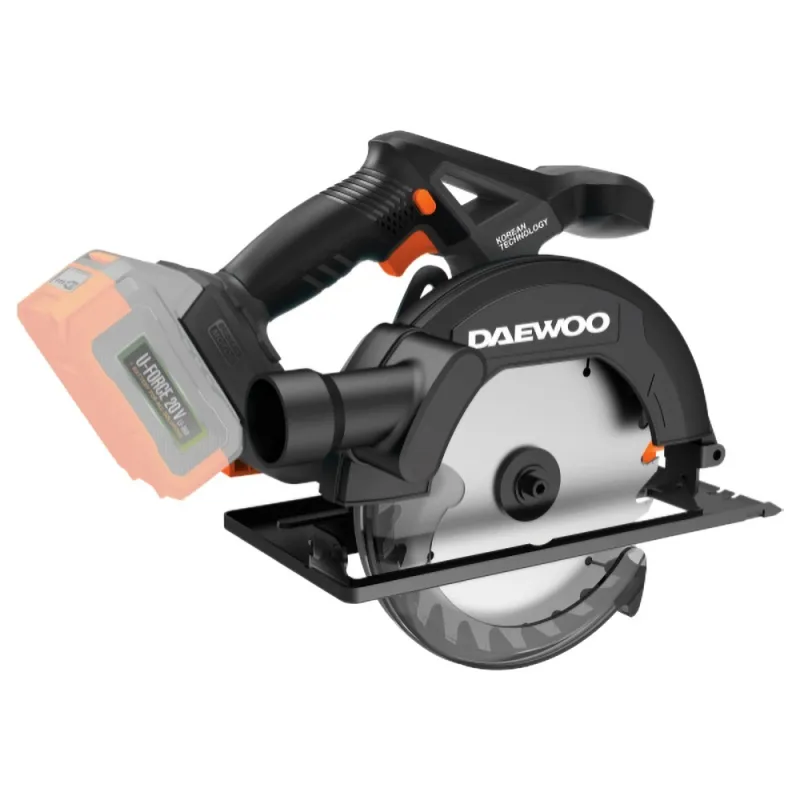 Акумулаторен ръчен циркуляр DAEWOO DALCSBL20-185 UNI-BAT, 20V, 185 мм – Циркуляри | TopZone.bg
