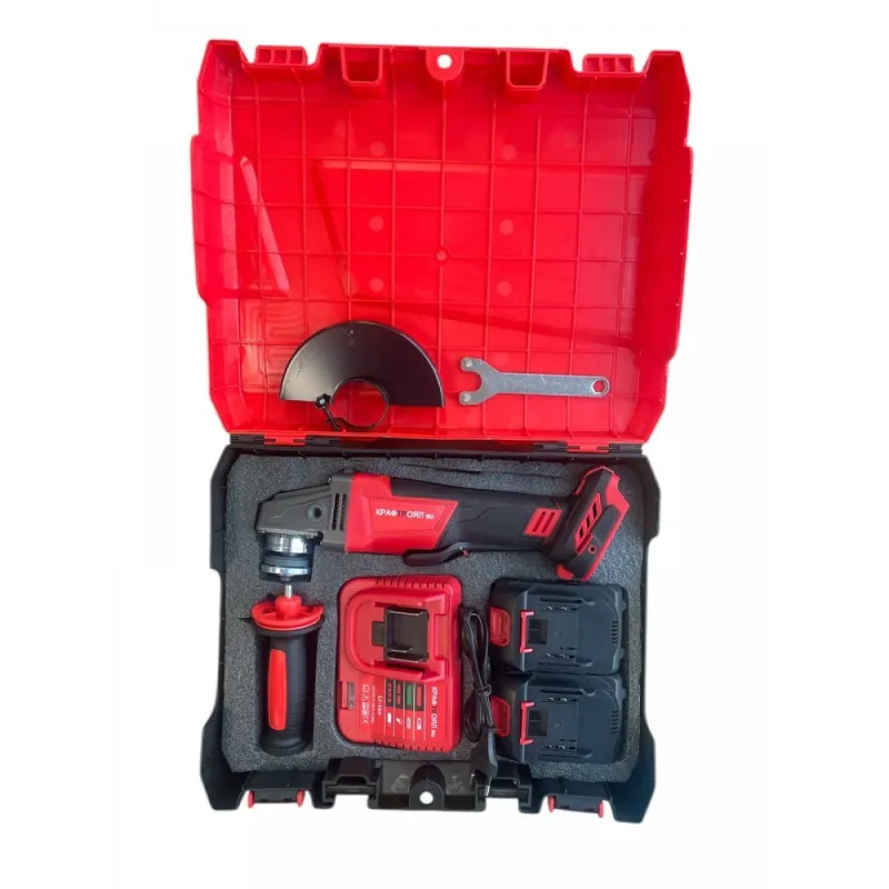 Акумулаторен ъглошлайф 36V 8Ah 125 мм KraftRoyal Red Mx Fuel – Акумулаторни инструменти | TopZone.bg