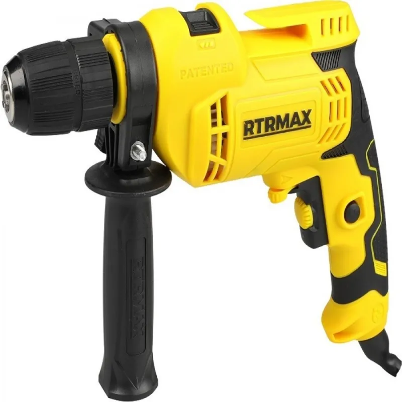 БОРМАШИНА УДАРНА 550W 13ММ САМОН.П-ННИК RTRMAX RTM1550 – Бормашини | TopZone.bg