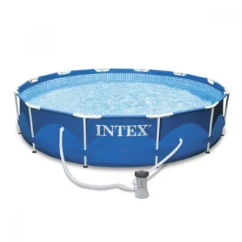 Басейн 3.66х0.76м Intex 28212 Metal Frame с метална рамка к-кт помпа и филтър