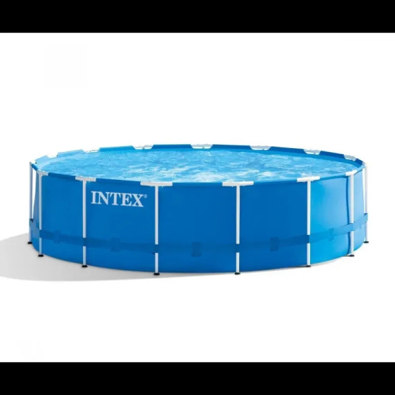 Басейн Intex 28242 с метална рамка, 4.57 х 1.22 м с подарък подложка – Басейни | TopZone.bg