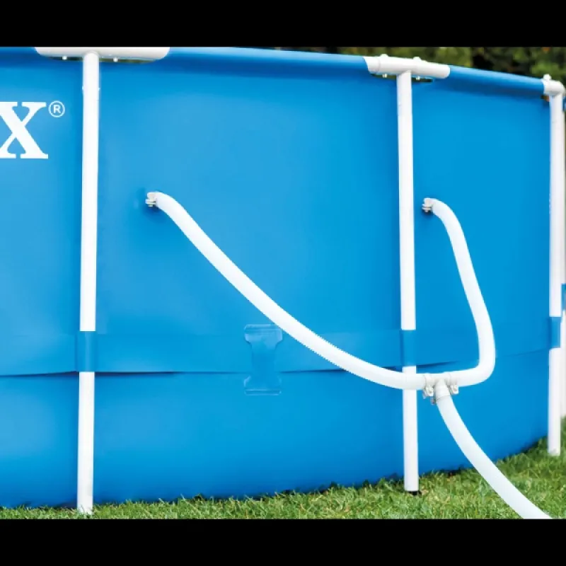 Басейн Intex 28242 с метална рамка, 4.57 х 1.22 м с подарък подложка – Басейни | TopZone.bg